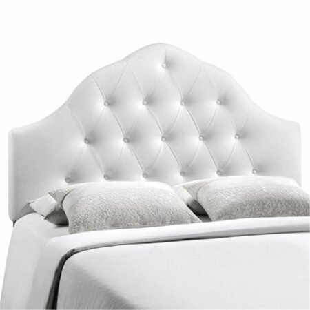 EAST END IMPORTS Sovereign King Vinyl Headboard- White MOD-5167-WHI